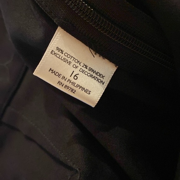 Natori Cotton Chino Black Casual/Work Pants - Picture 8 of 8